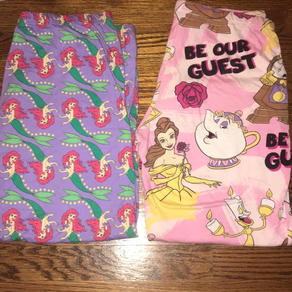 Official Disney Princess Ariel & Bell PJ Pants